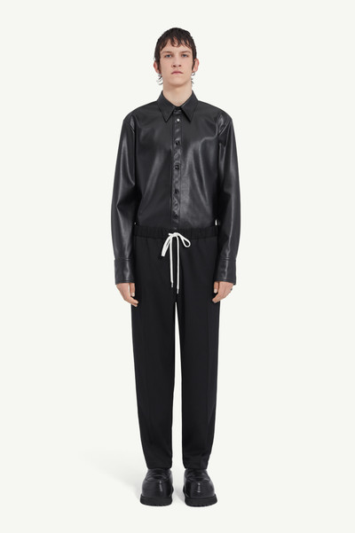 MM6 Maison Margiela Drawstring tailored trousers outlook