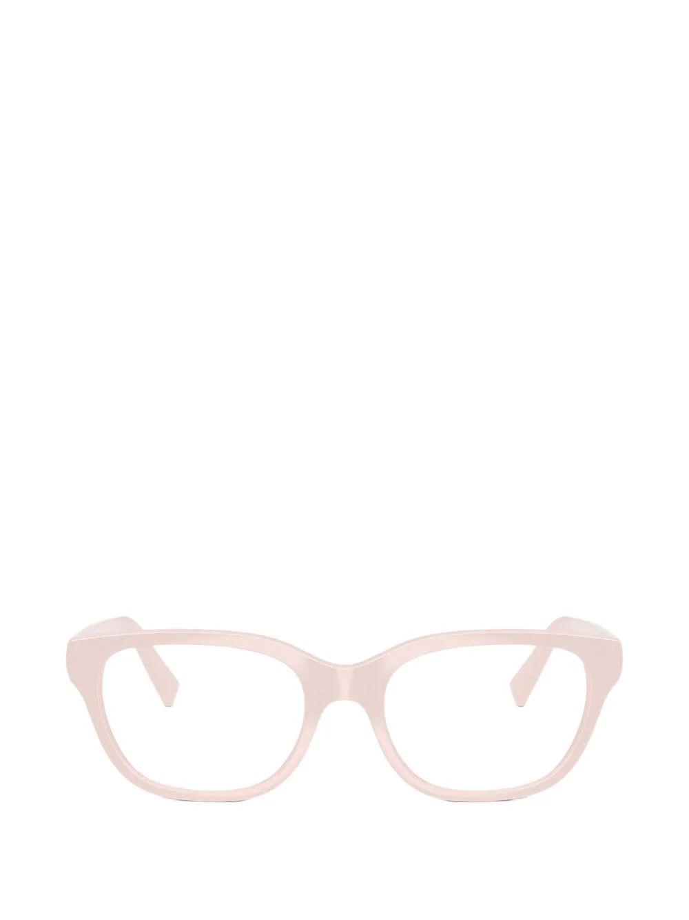 logo-plaque cat-eye glasses - 1