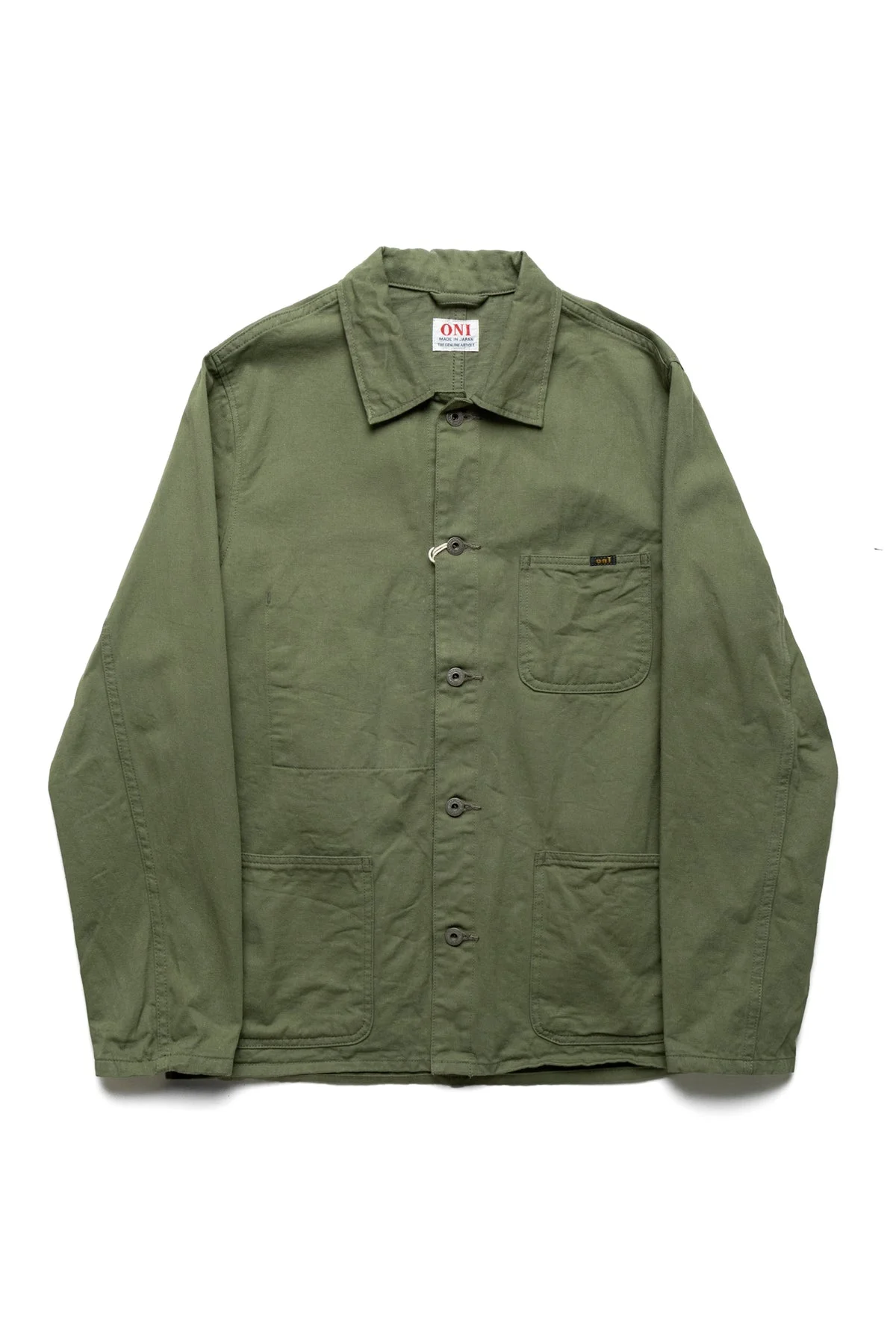 03500-COL Chino T-Back Coverall - Olive - 1