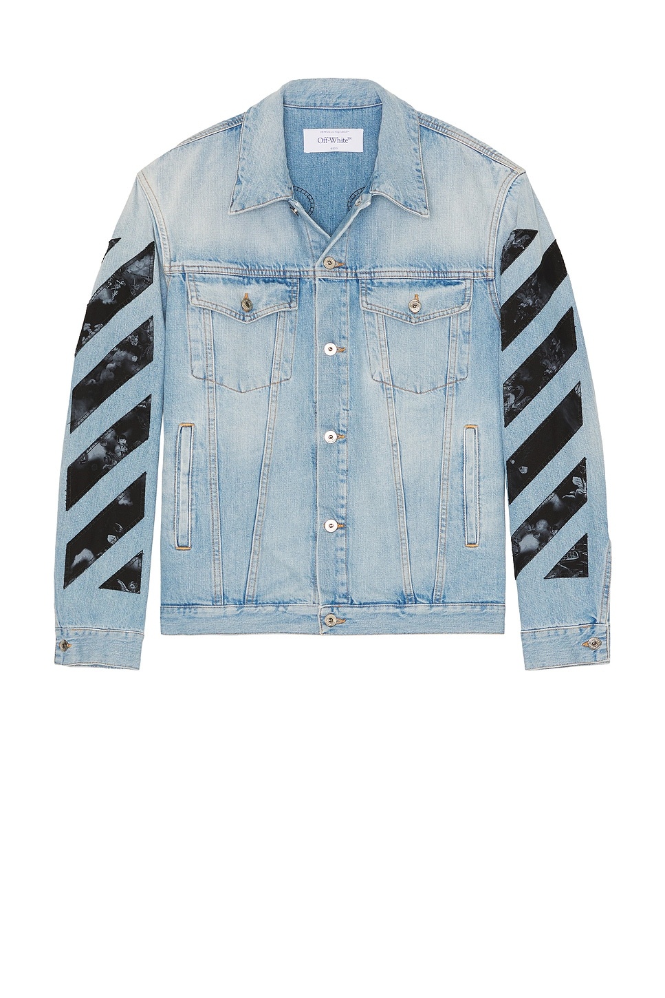 Fresco Diagonal Arrow Denim Jacket - 1