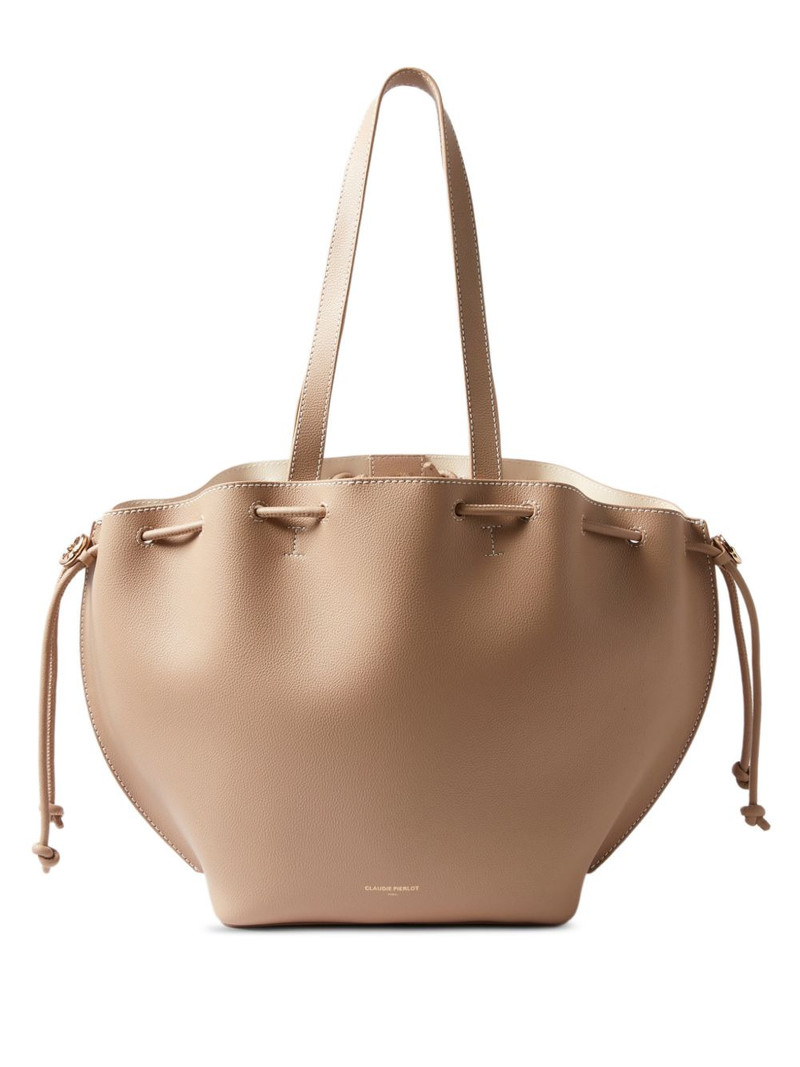 drawstring top-handle mini bag 1