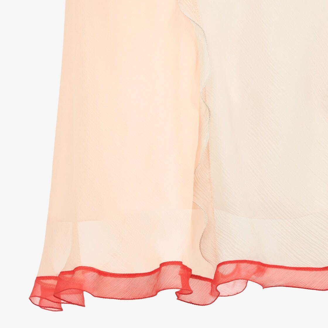Pale pink chiffon dress - 3
