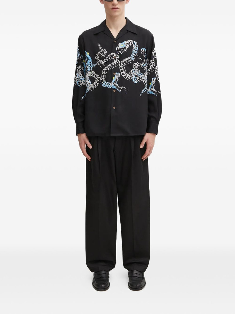 WACKO MARIA animal-print shirt outlook