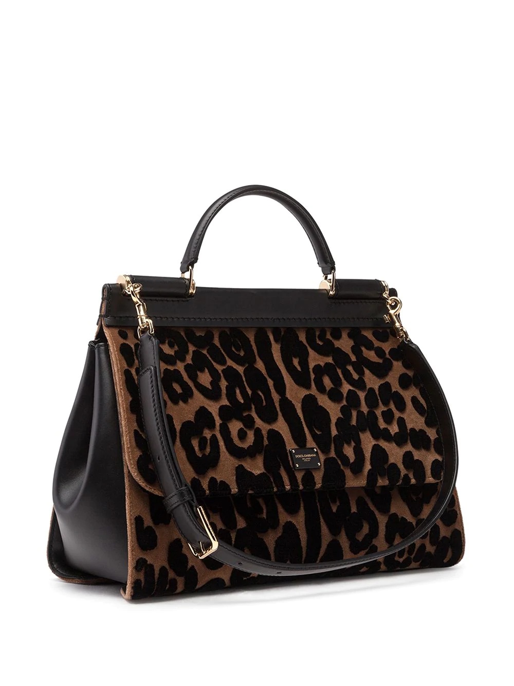 medium Sicily leopard-print bag - 2