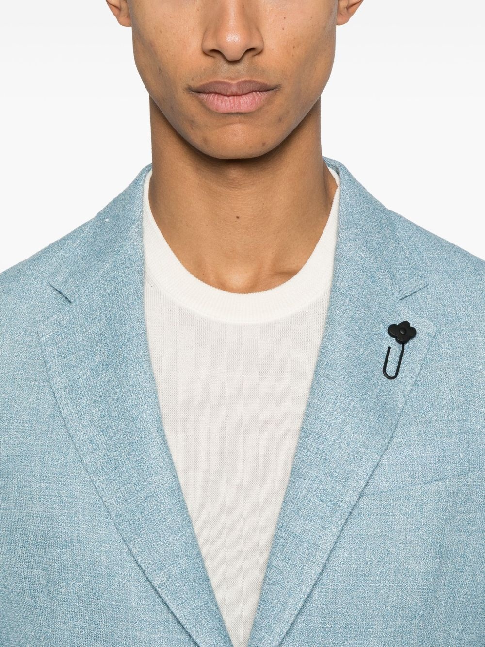 single-breasted blazer - 5