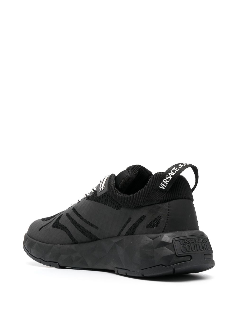 logo-print low-top sneakers - 3