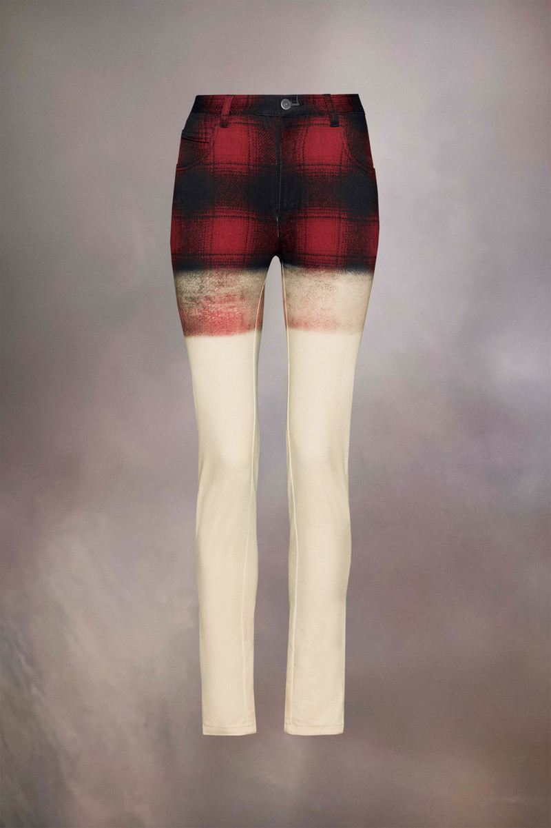 Maison Margiela Pendleton skinny jeans outlook