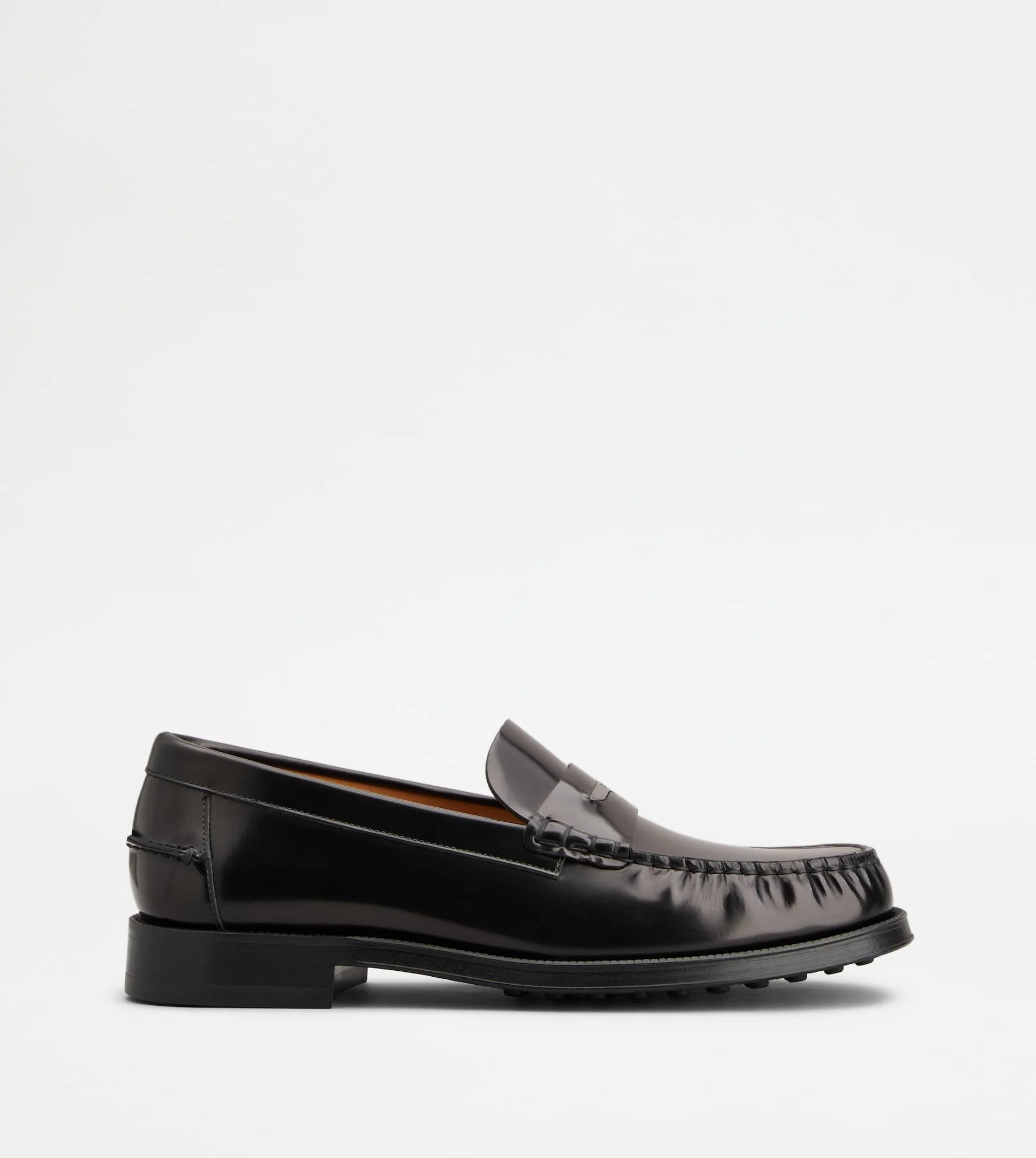 LOAFERS IN LEATHER - BLACK - 1
