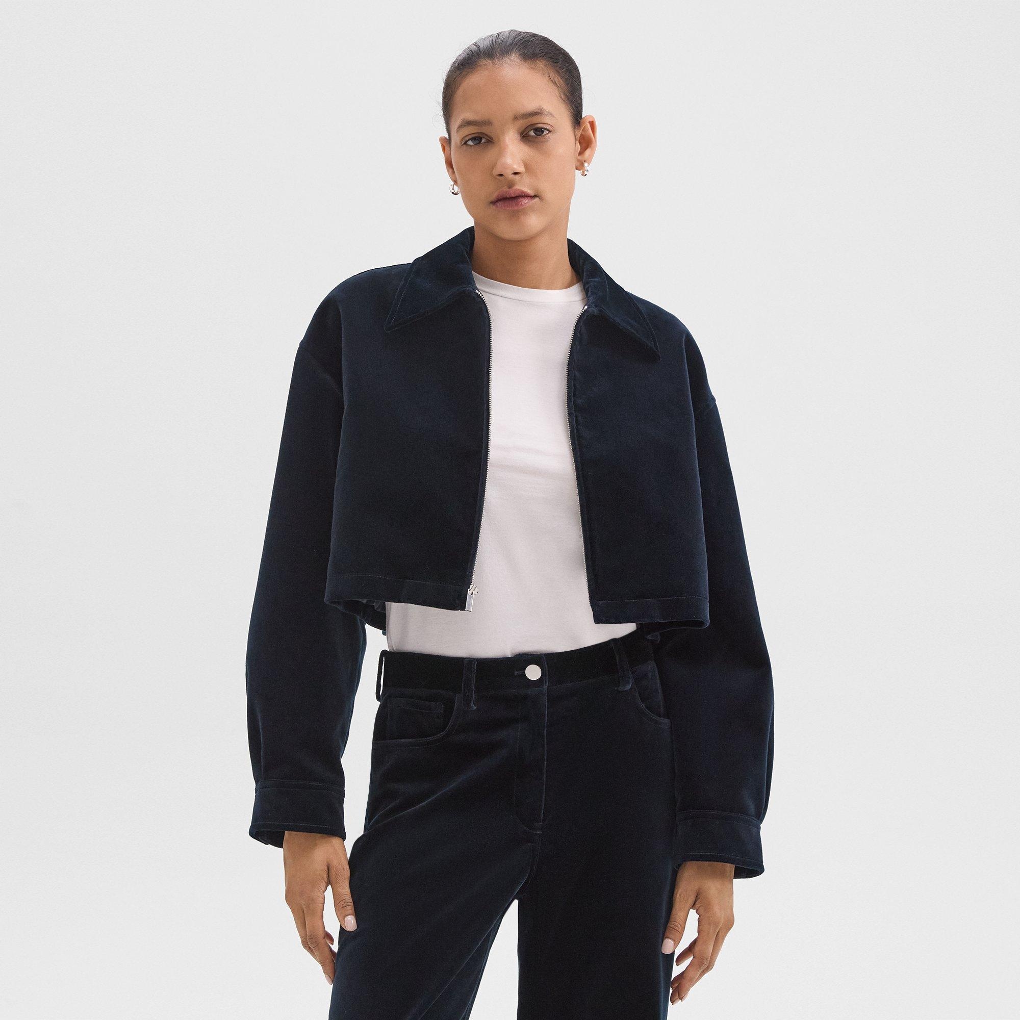 A-Line Jacket in Velvet - 2