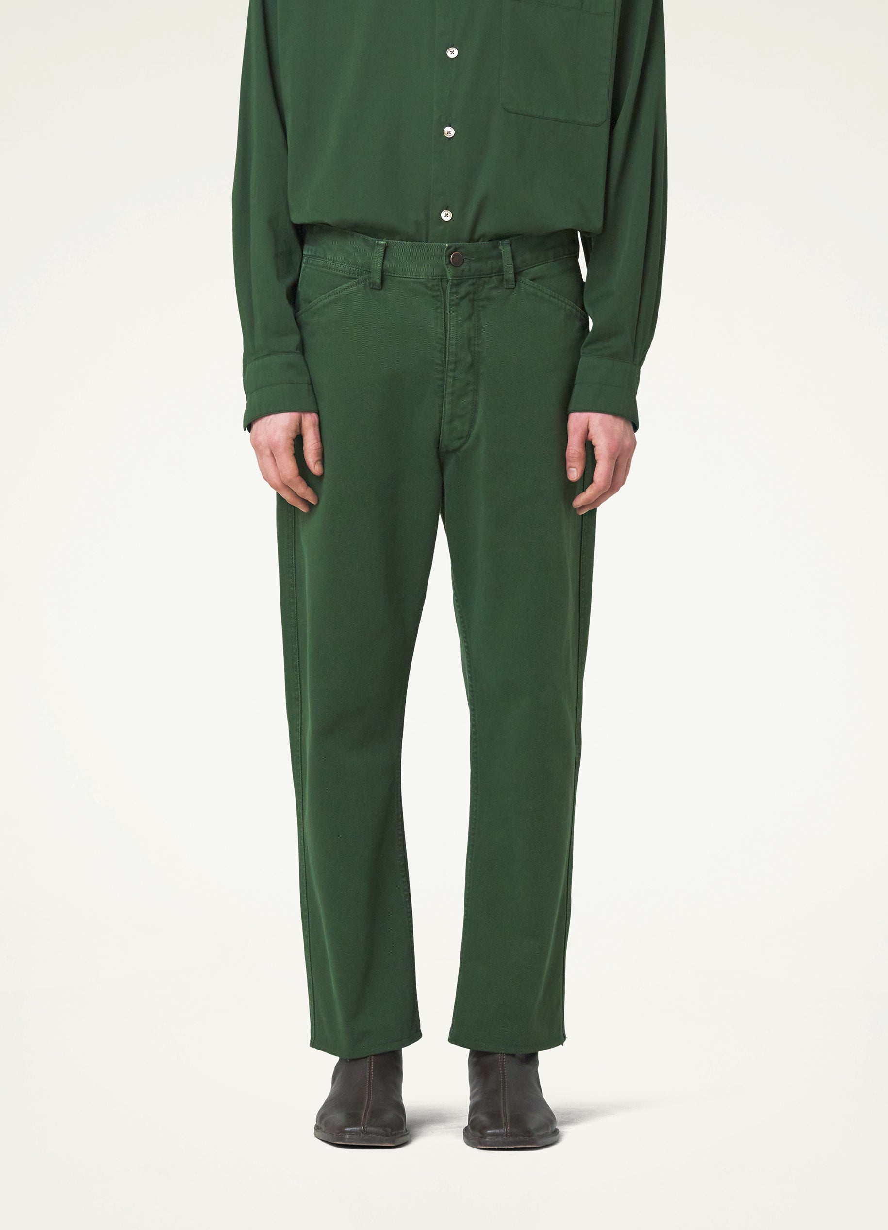 CURVED 5 POCKET PANTS - 2