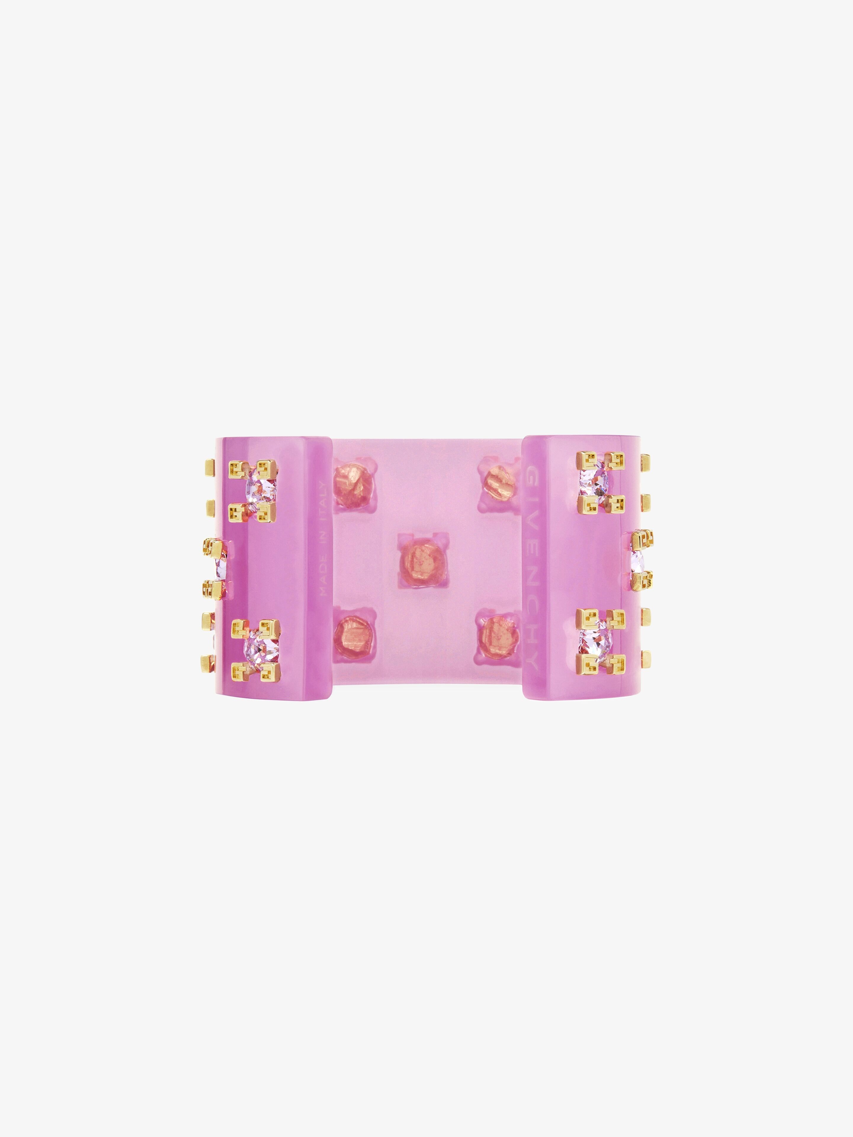 4G PLUMETIS BRACELET WITH CRYSTALS - 5