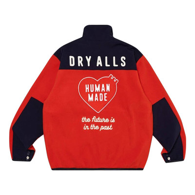 Human Made Human Made Fleece Half- Zip Jacket 'Red' outlook