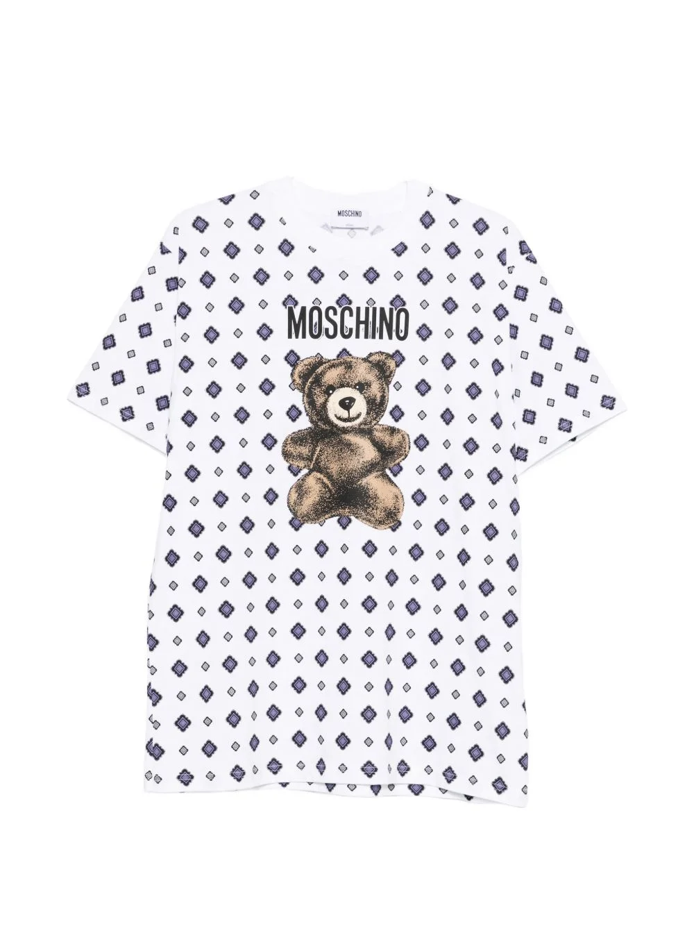 patterned T-shirt - 1