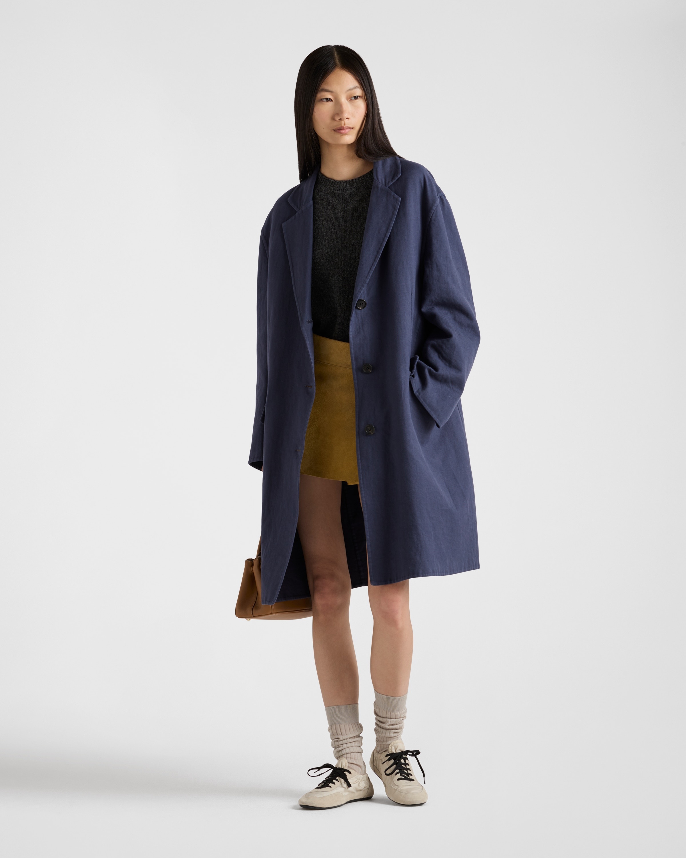 Single-breasted double cotton coat - 2