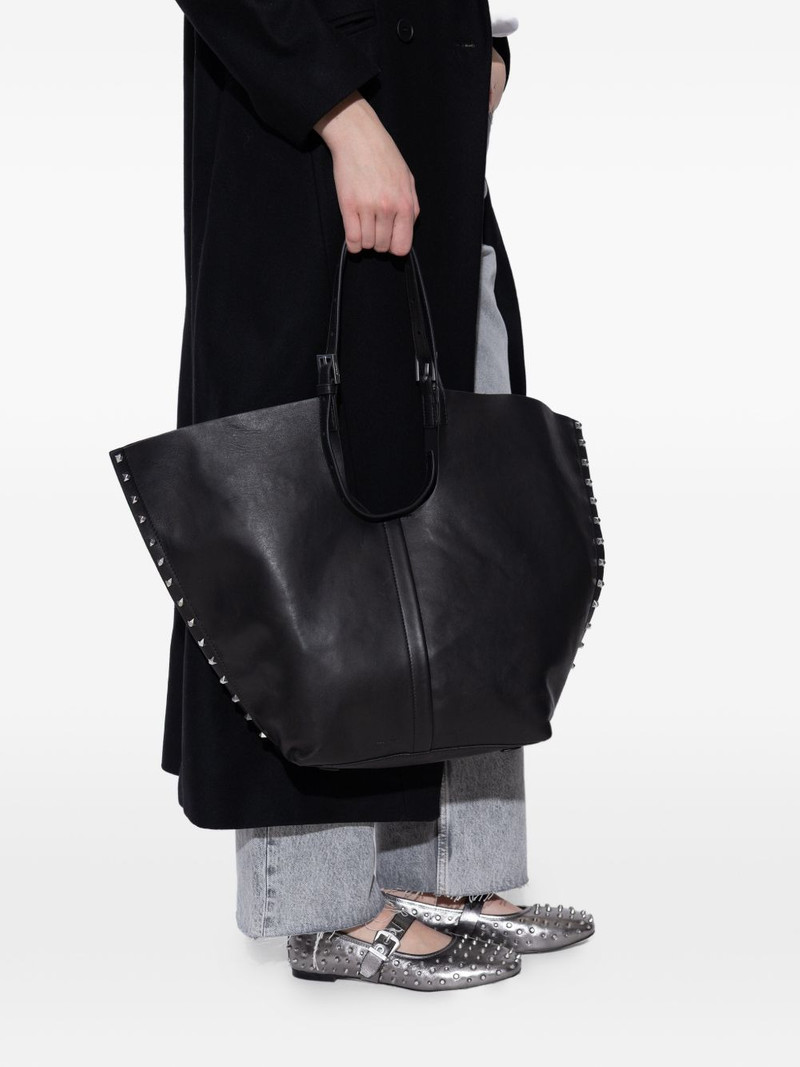 ALLSAINTS Ara studded tote bag outlook
