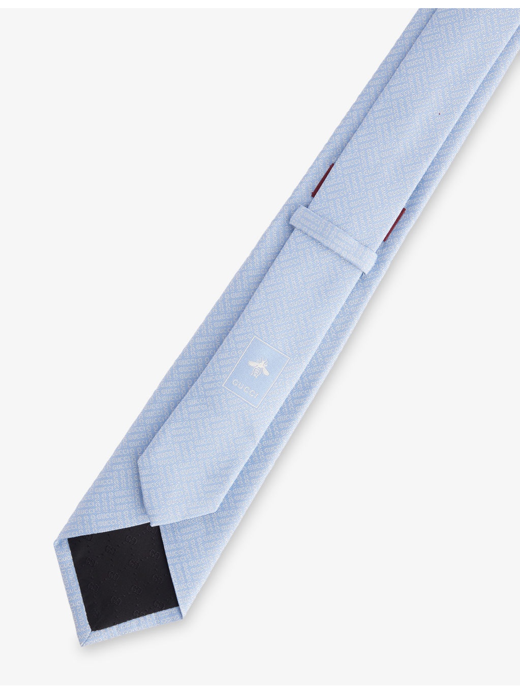Brand-Print Jacquard Silk Tie - 4