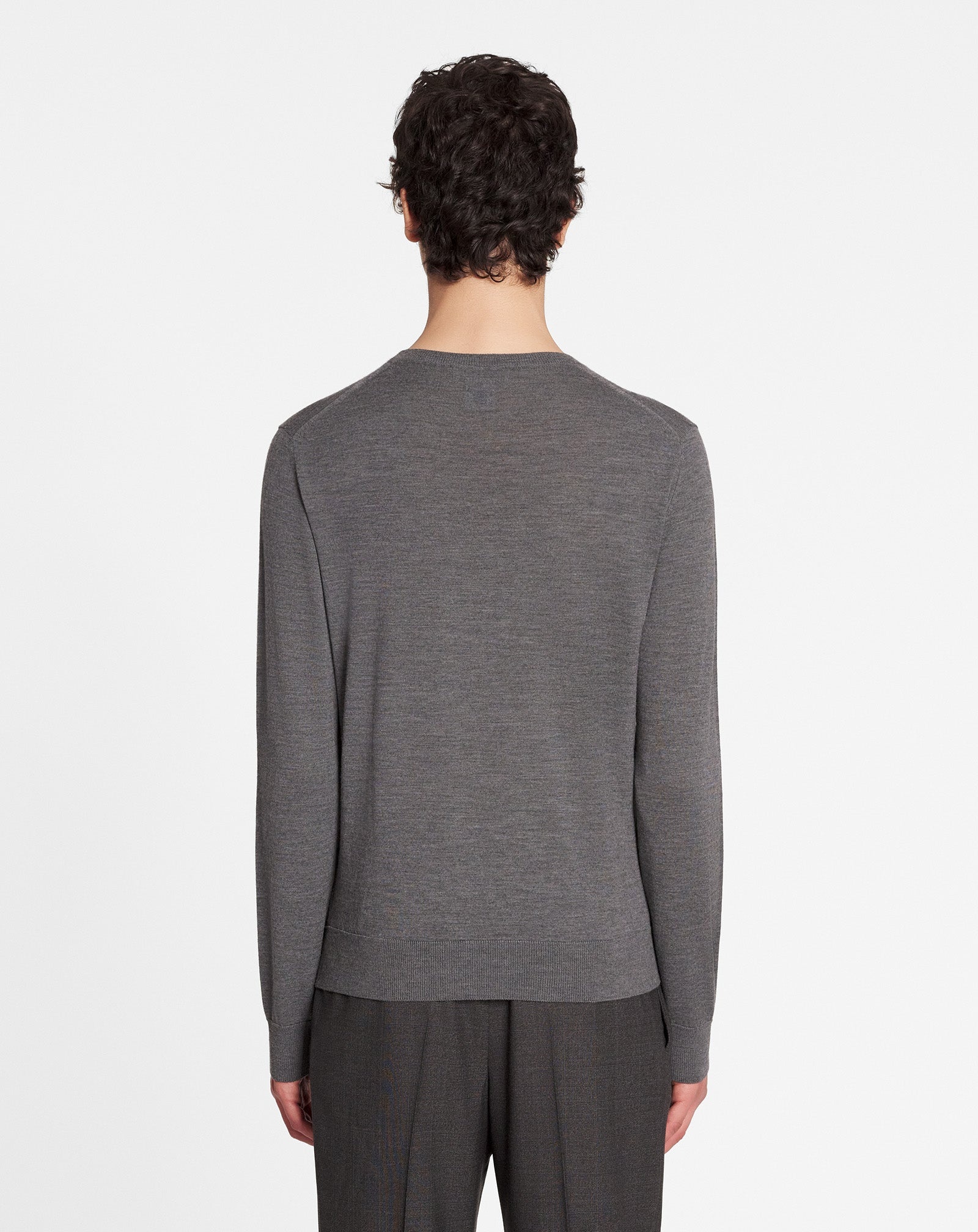 MERINO WOOL CREWNECK SWEATER - 4