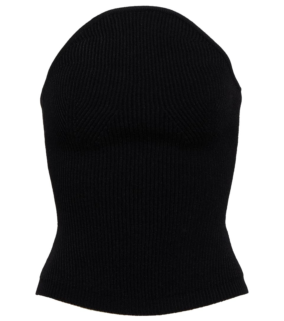 Jericho rib-knit bustier - 1