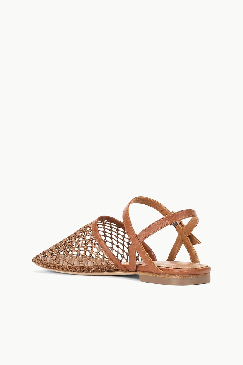 STAUD STAUD RETE SANDAL TAN NETTING outlook