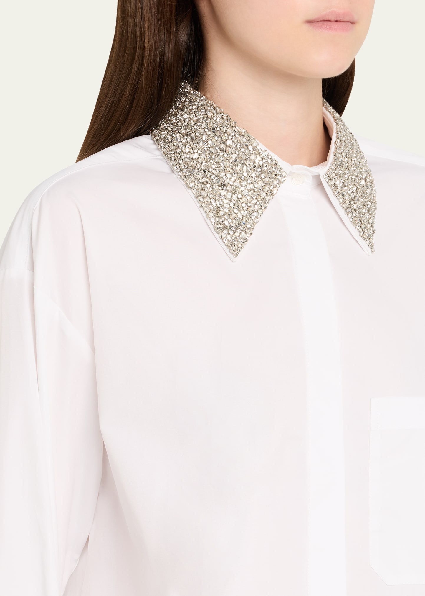E.B. Shirt with Crystal Collar - 5