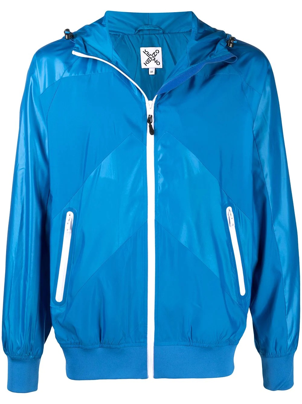 panelled hooded jacket - 1