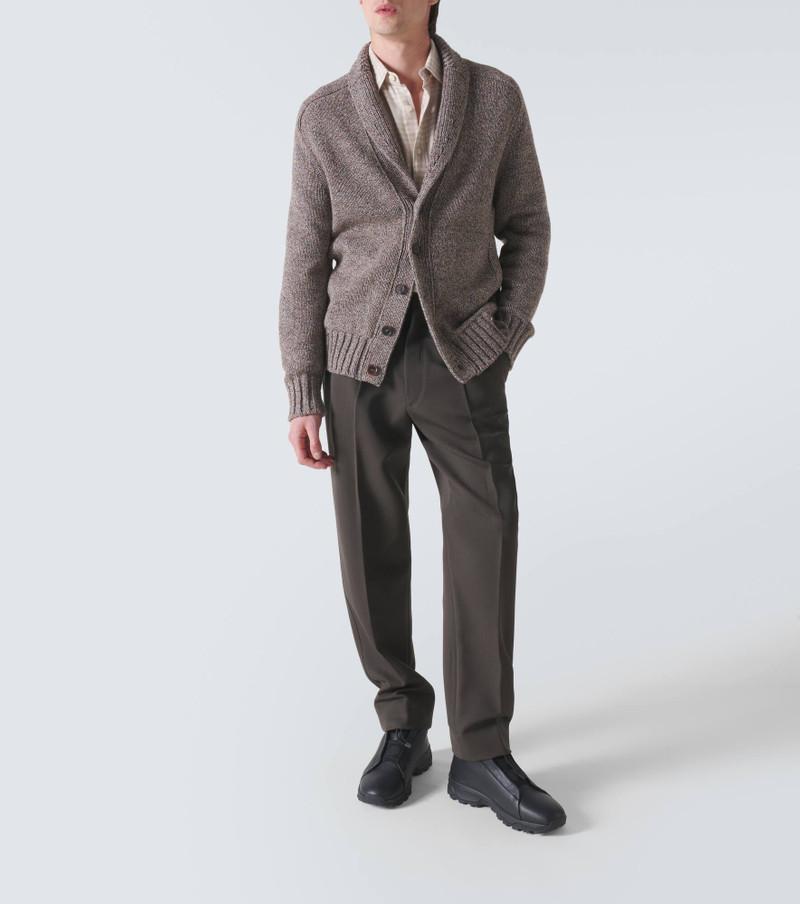 ZEGNA Wool straight pants outlook