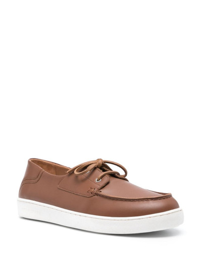 Paul & Shark lace-up leather Boat shoes outlook