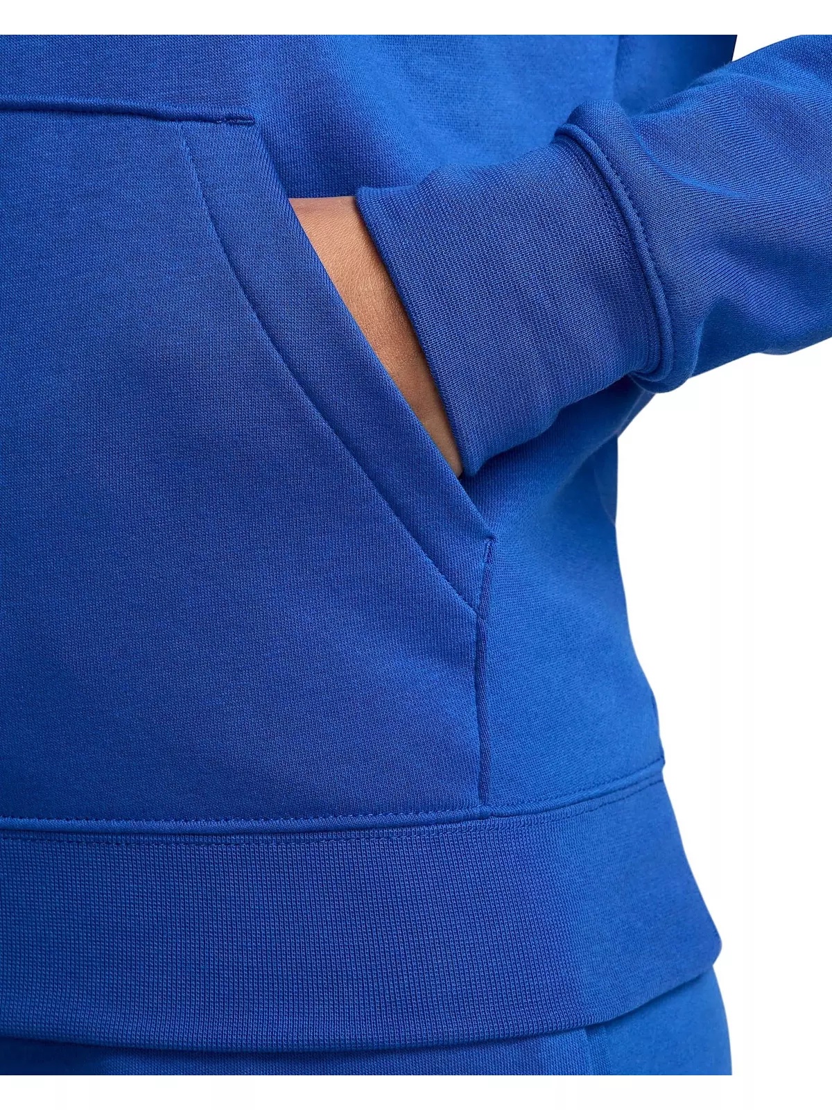 Women's Sportswear Club Fleece Pullover Hoodie -Royal/White - 4
