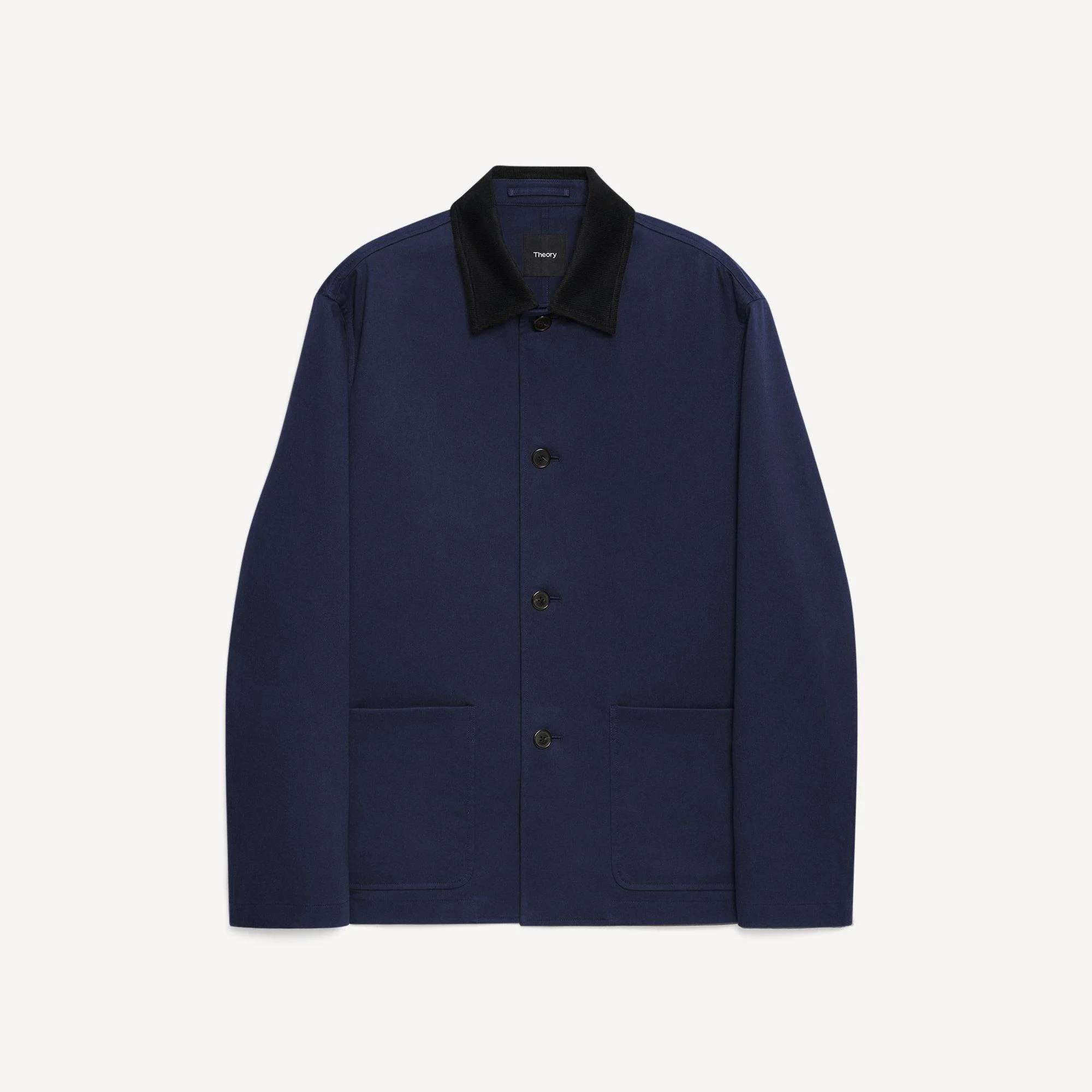 Four-Button Jacket in Moonsoft Cotton - 1