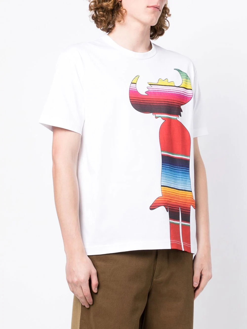 graphic-print crew-neck T-shirt - 3