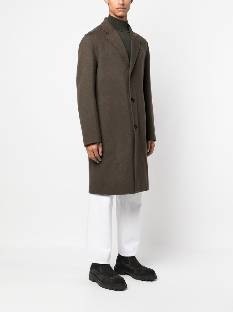 wool-blend single-breasted coat 3