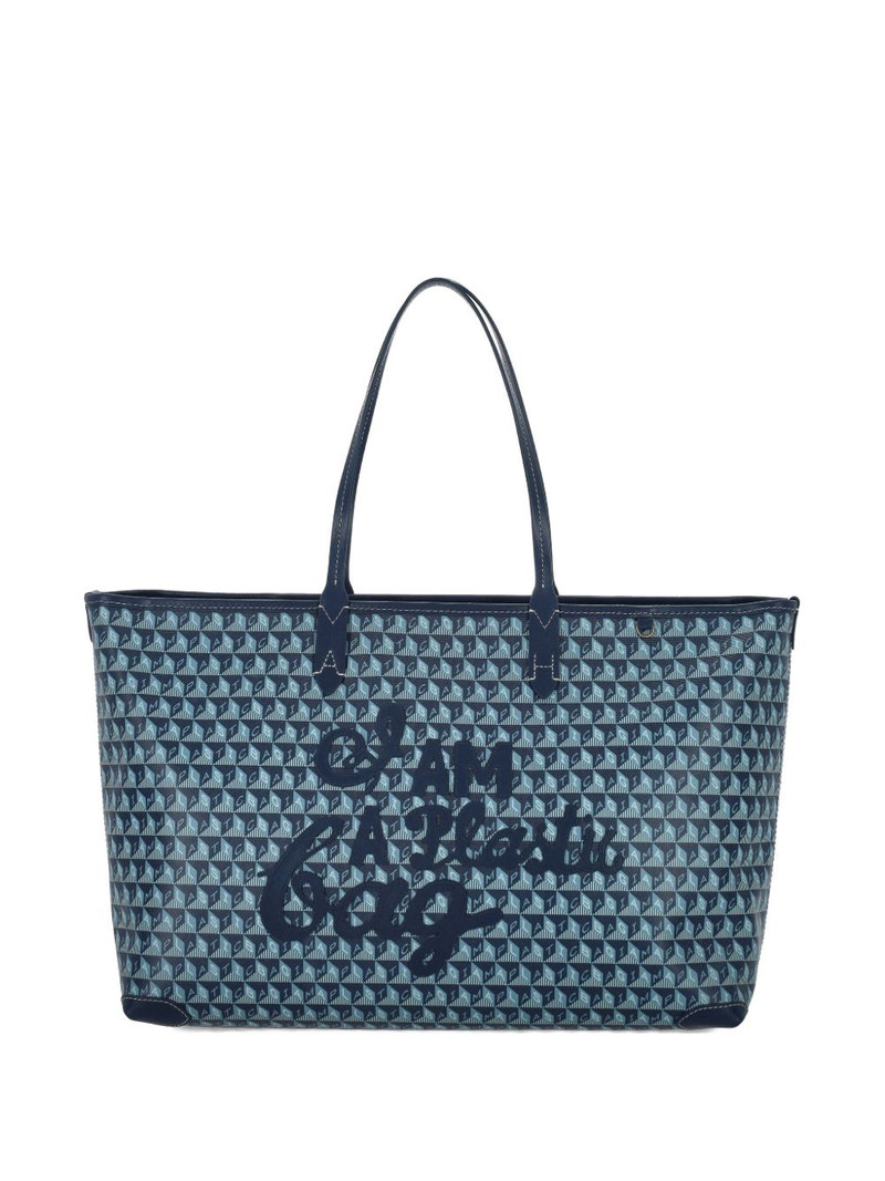 printed handle shoulder bag 1