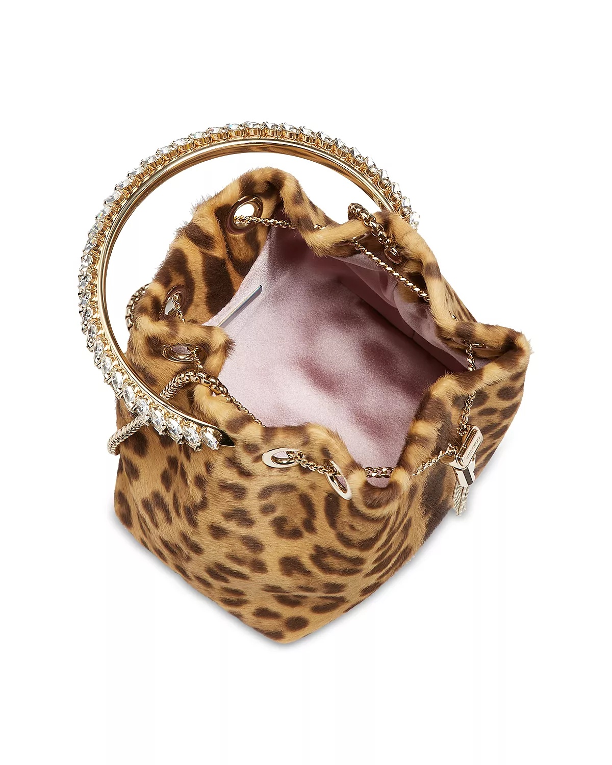 Bon Bon Leopard Print Top Handle Bag - 3