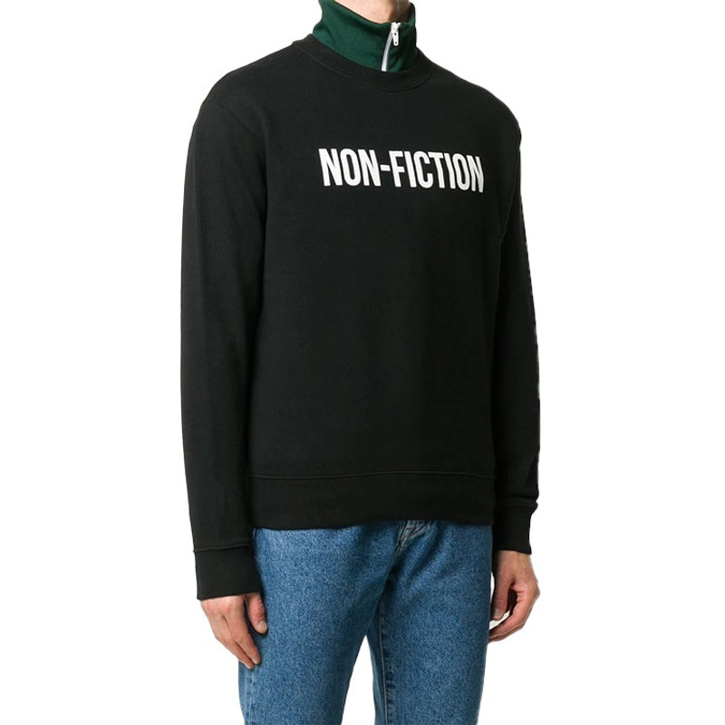 Off-White Off-White FW20 Non-Fiction Printing Pullover Men Black OMBA025E20FLE0071001 outlook