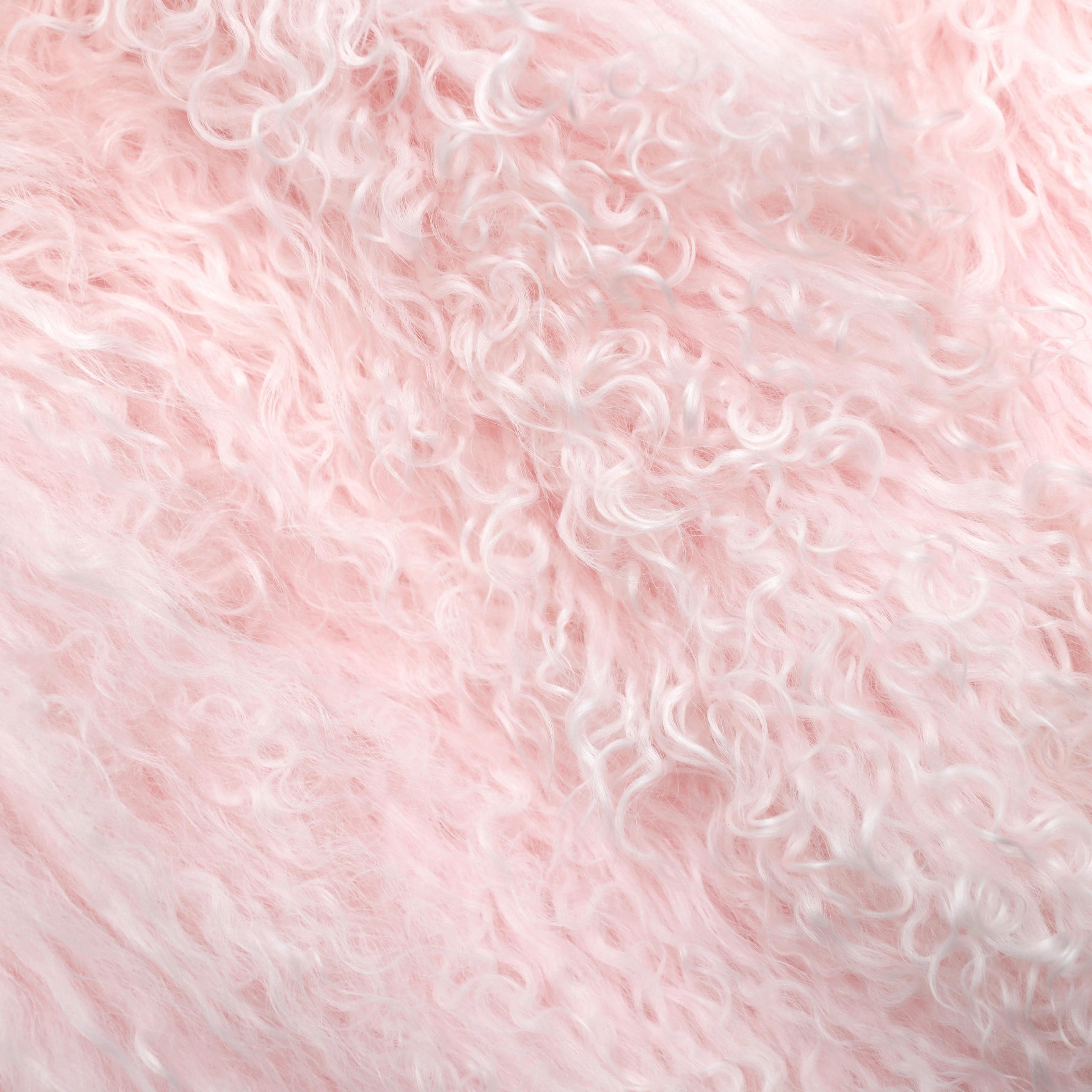 Pink Shearling Coat - 5