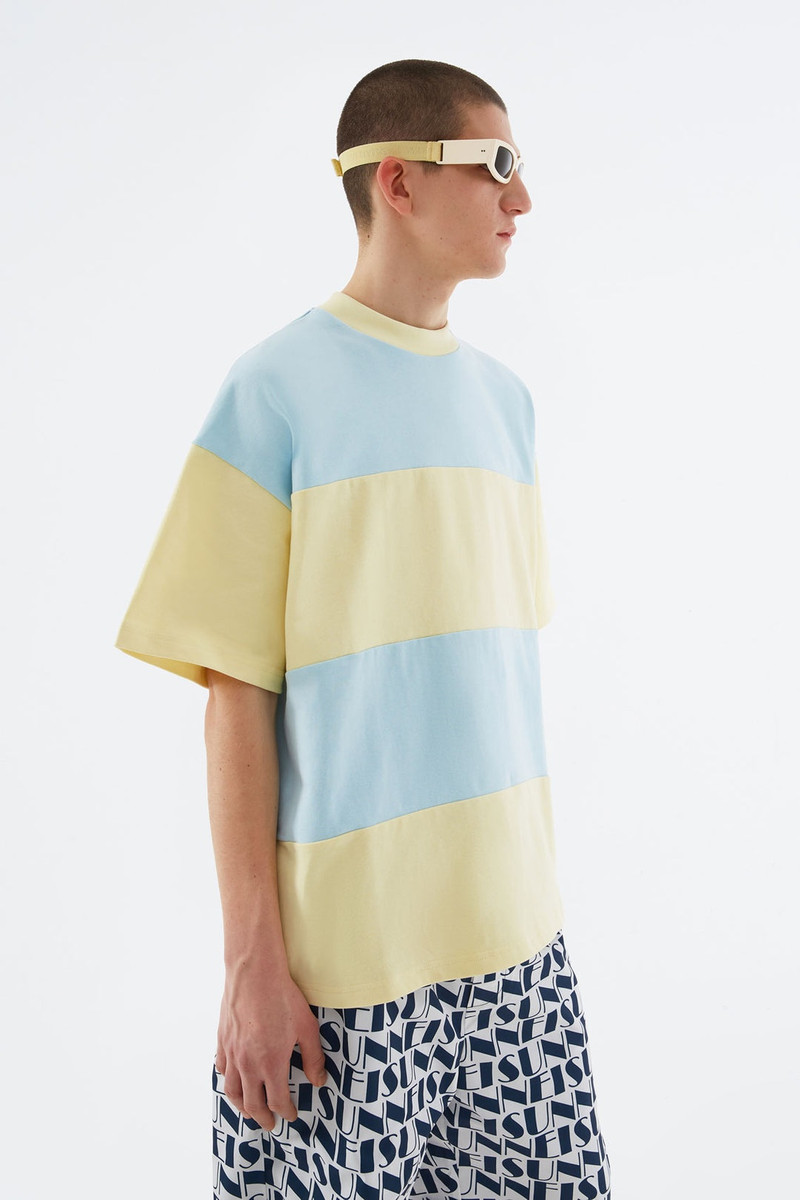 SUNNEI AZURE & CREAM OVER T-SHIRT outlook