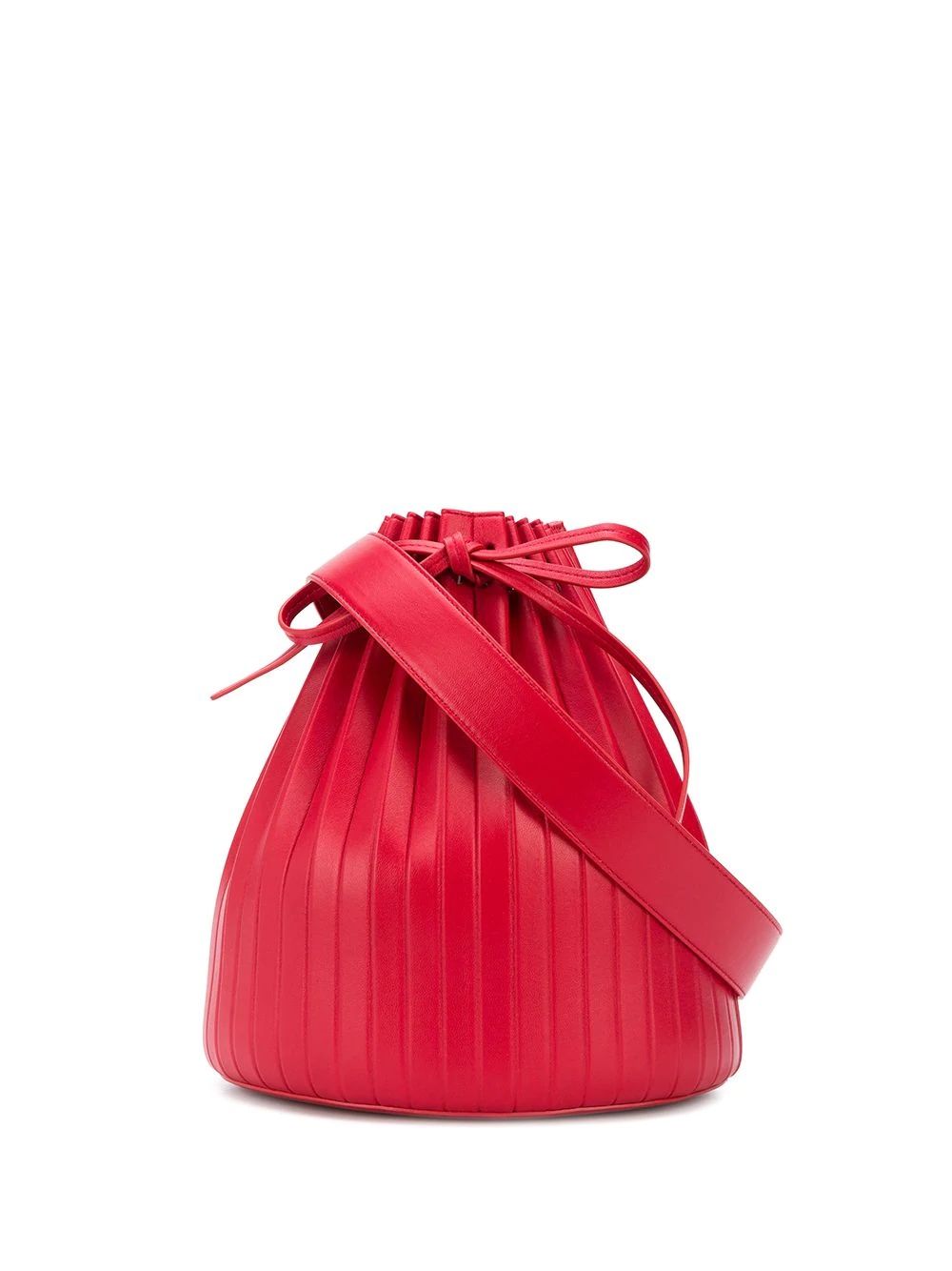 pleated bucket bag - 1