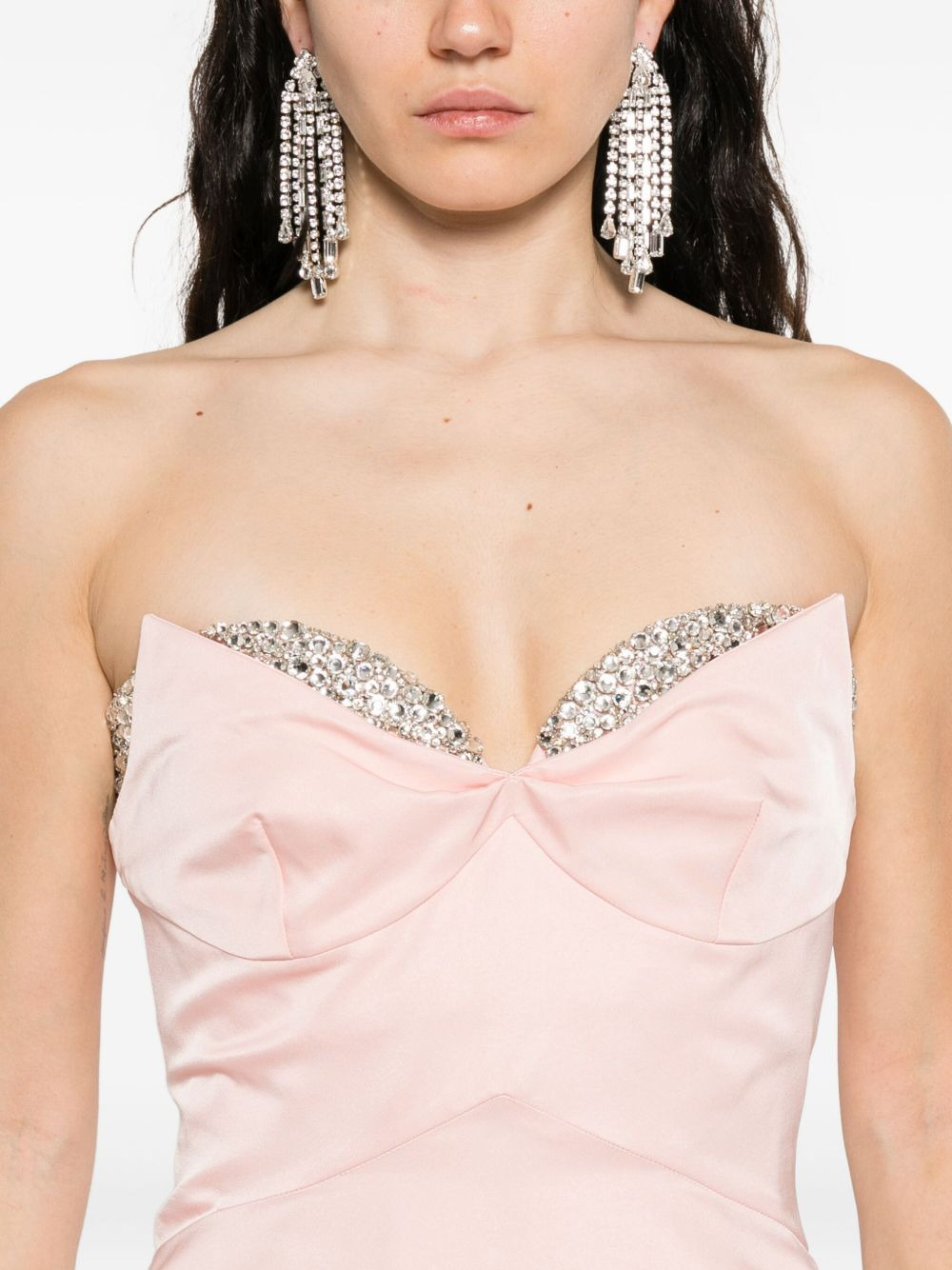 embellished layered dress - 5