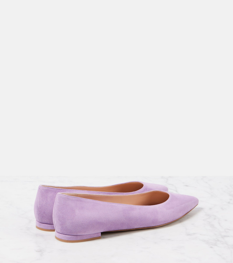 Gianvito Rossi Gianvito suede ballet flats outlook
