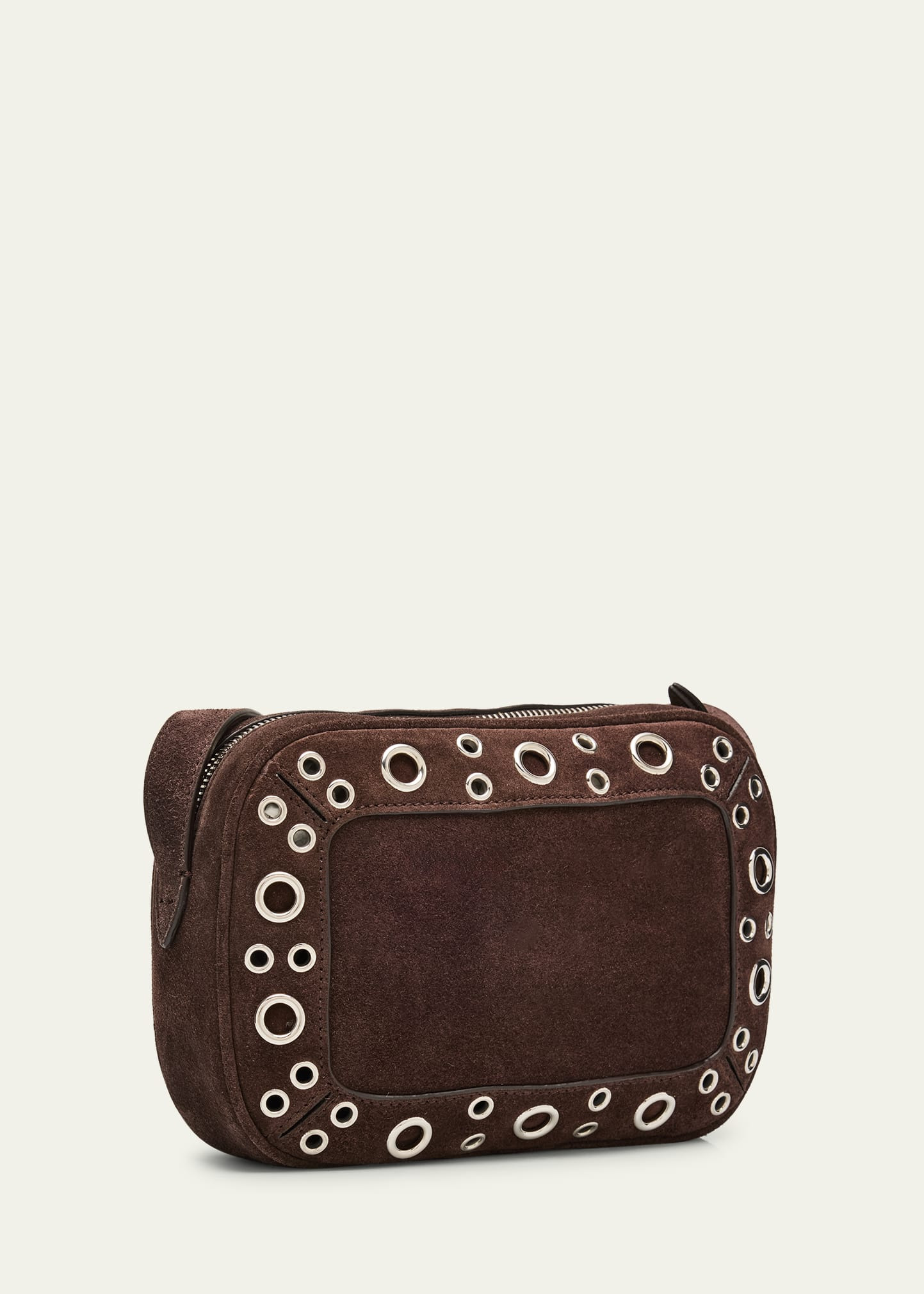 Nellcote Studded Suede Camera Crossbody Bag - 3