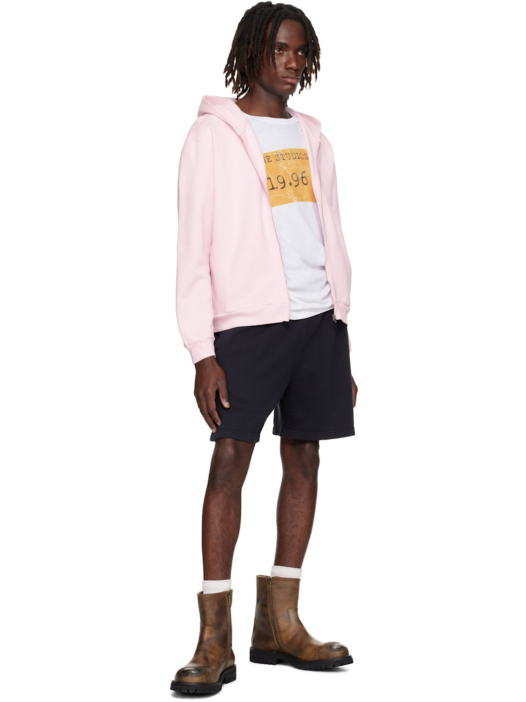 Black Fleece Shorts - 4