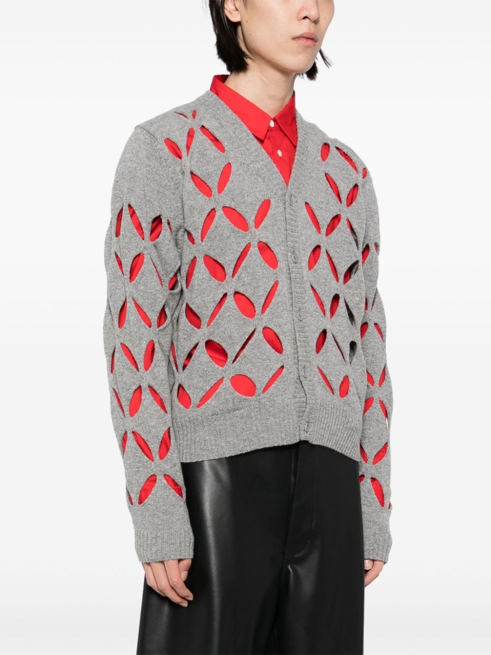 slashed cardigans - 3