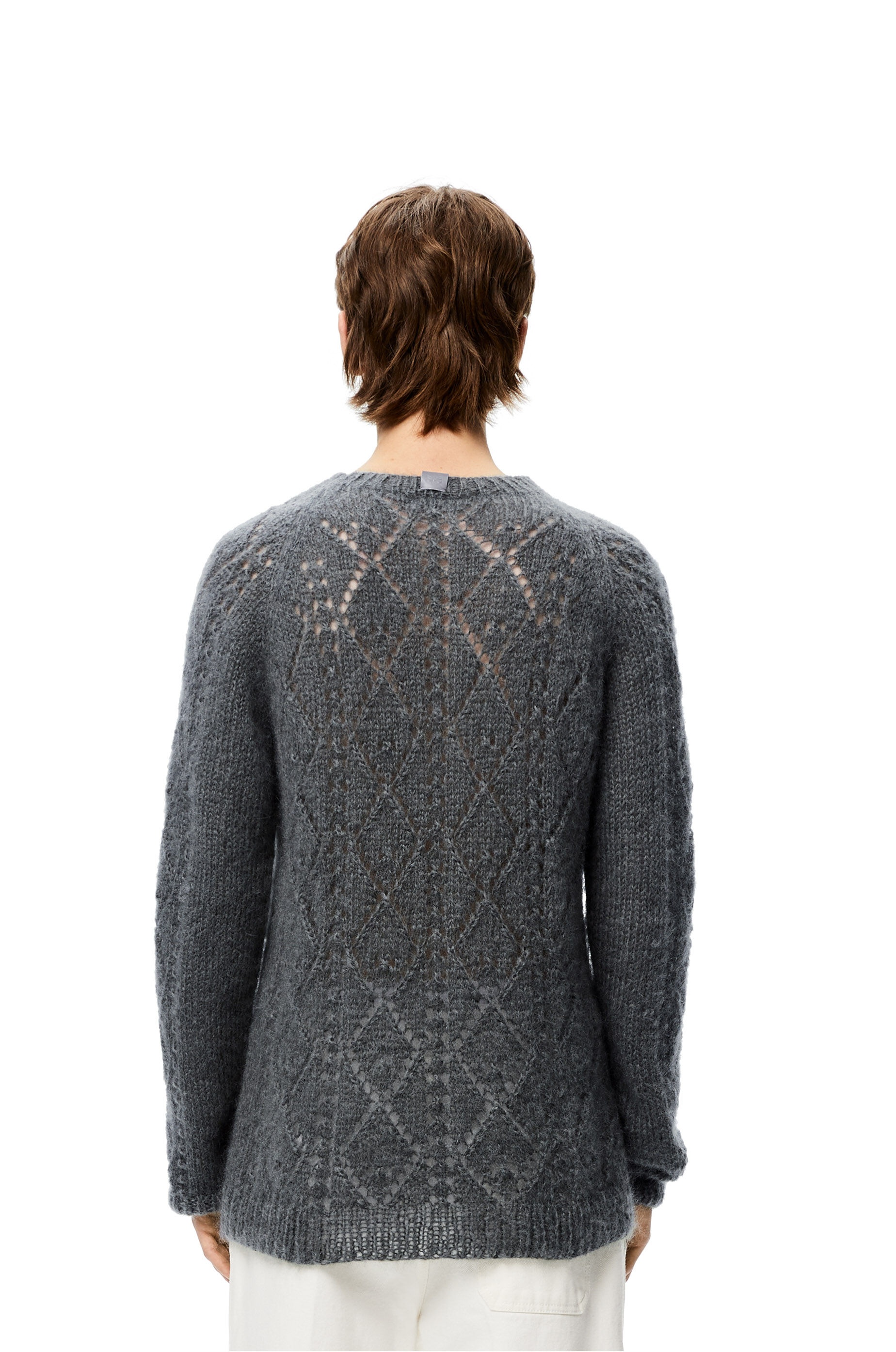 Open stitch sweater in mohair - 4