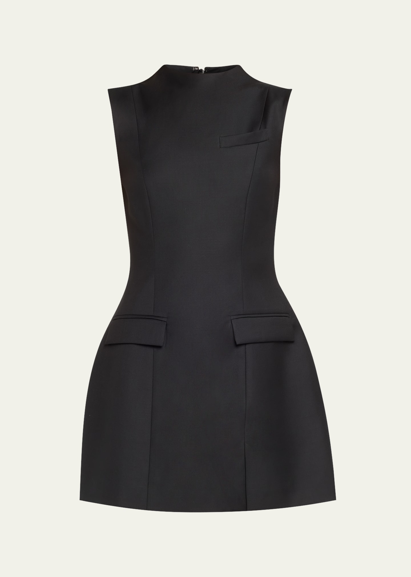 Hanna High-Neck Mini Dress - 1