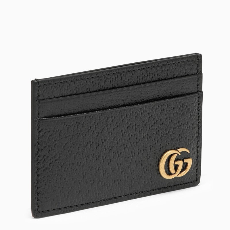 Gucci Black Gg Credit Card Holder Men - 1