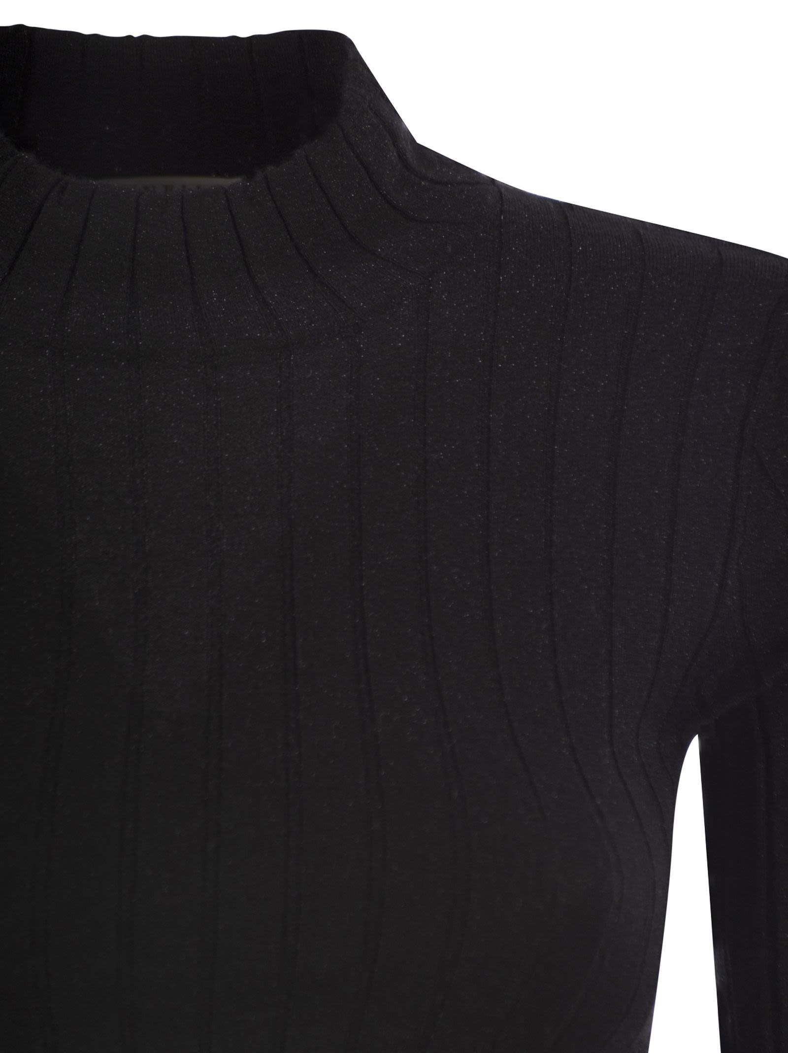 Brunello Cucinelli Women Lightweight Cashmere And Silk Broad Rib Sweater - 4