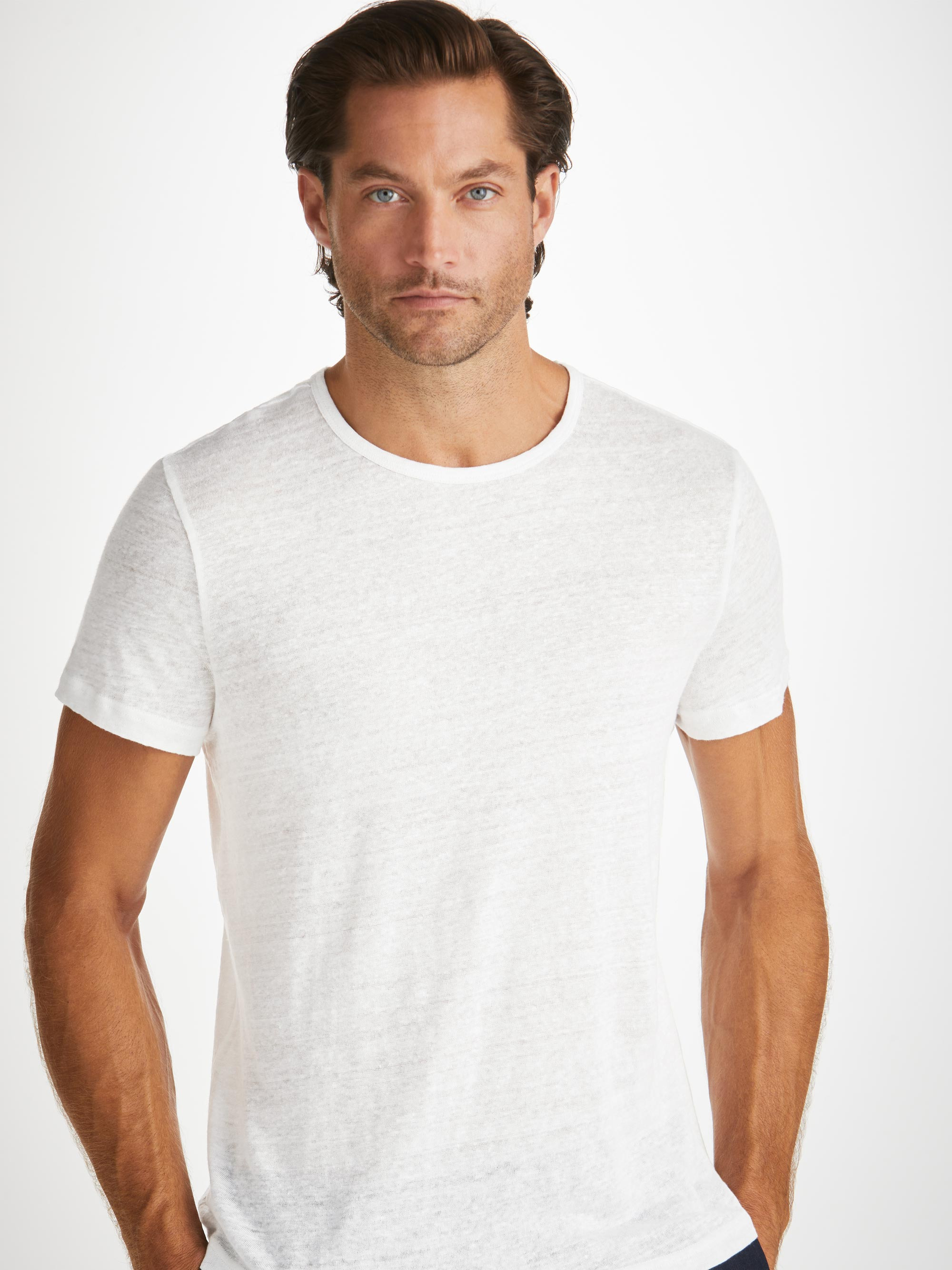 Men's T-Shirt Jordan Linen White - 7