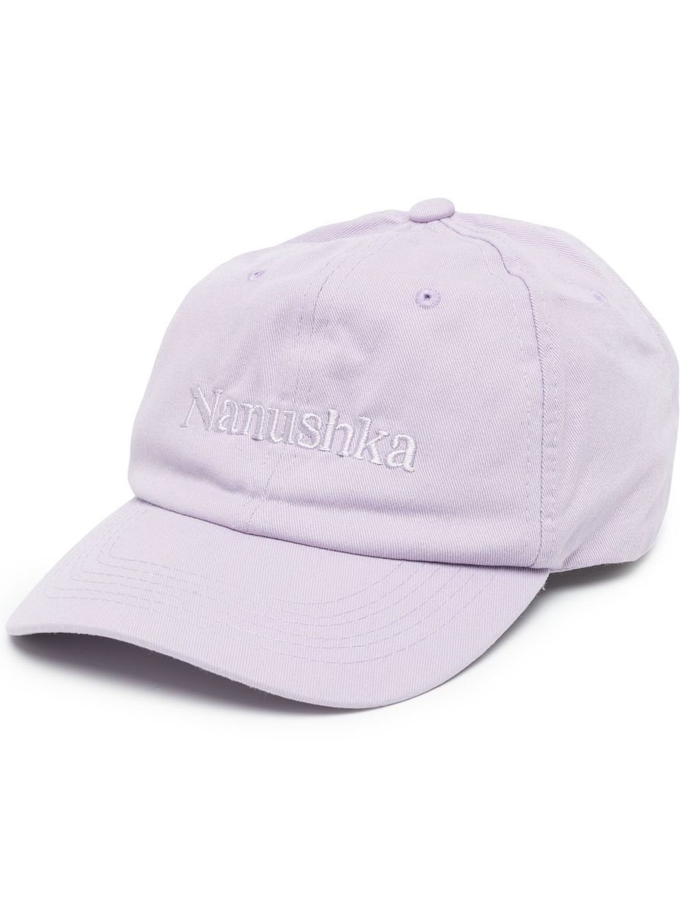 embroidered-logo baseball cap - 1