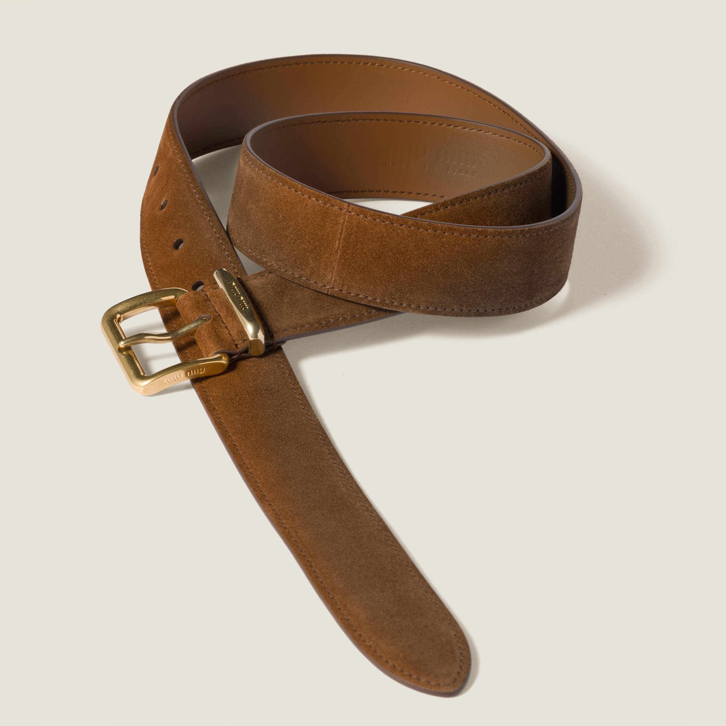 Miu Miu Suede belt | REVERSIBLE