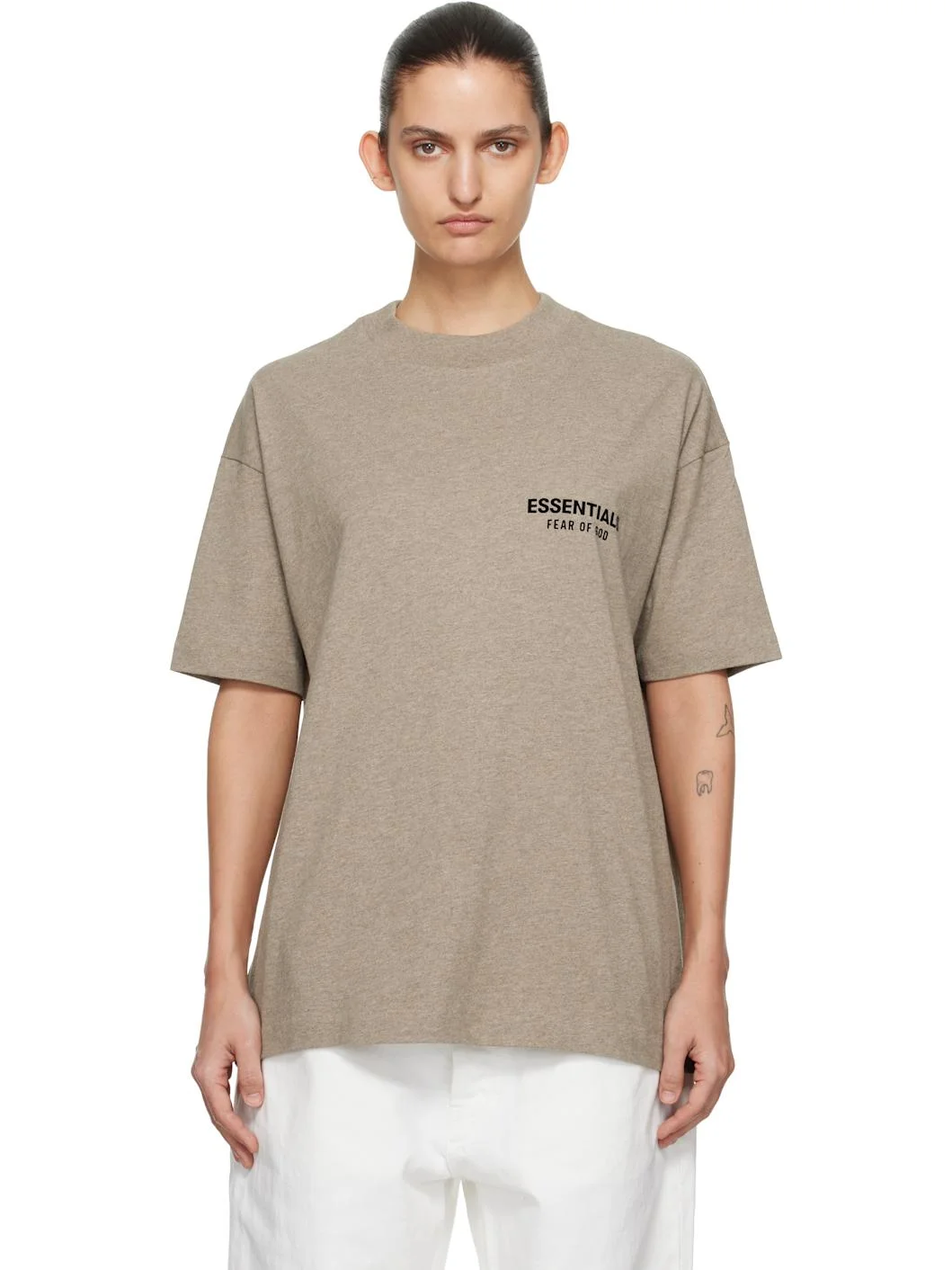 Beige Classic T-shirt - 1